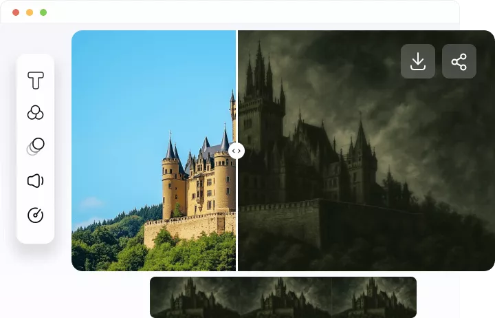 Easily Edit and Level up Your Goth Photo