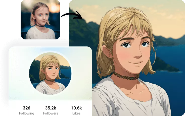 PDP d'anime pour les réseaux sociaux, les chaînes de jeux et bien plus encore