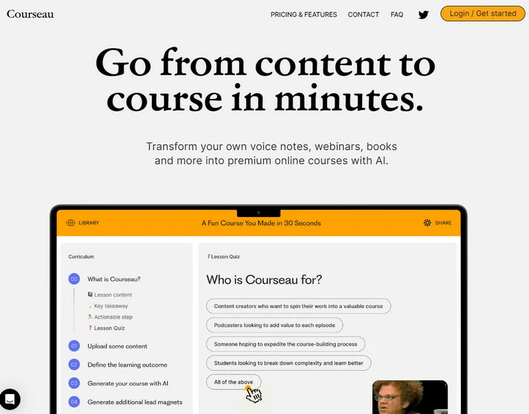 Courseau AI Course Maker