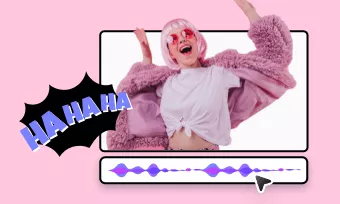 add laugh track to video