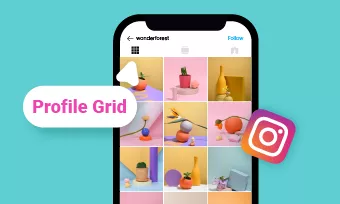 how to add reel back to profile grid