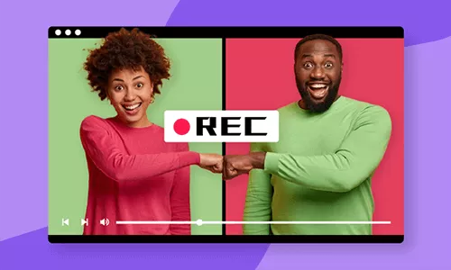 split screen video recording