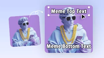 top text bottom text meme maker