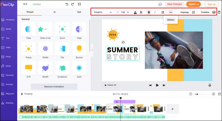 Edit the Transparent Text