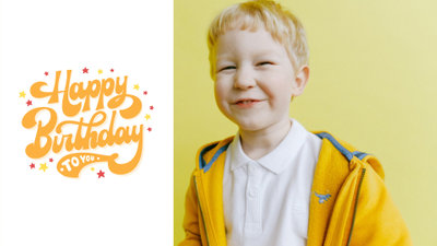子供の誕生日お祝い