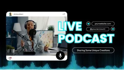  Black Blue Music Line Social Contact Podcast Youtube