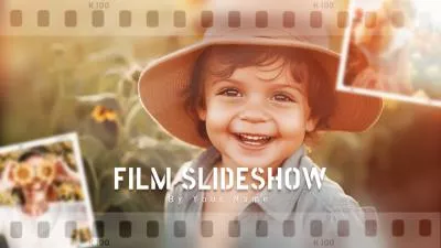 Film Blur Effect Photo Memories Collage Family Life Travel Birthday Slideshow