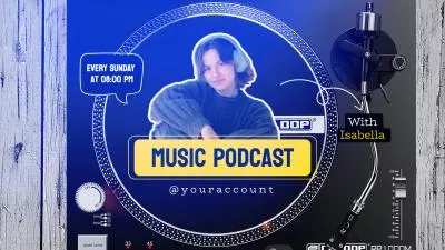 Music Podcast Vinyl Record Grunge Wood